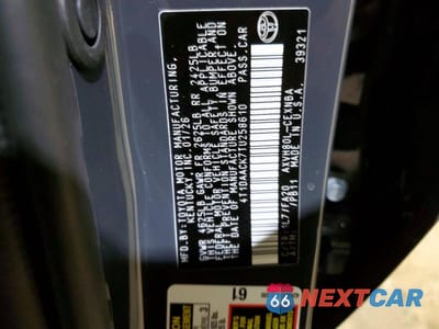 Zdjęcie 13 z 13 samochodu: 2026 TOYOTA CAMRY LE VIN:4T1DAACK7TU258610 - miniatura