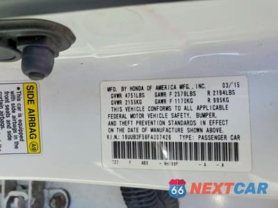 Zdjęcie 12 z 12 samochodu: 2015 ACURA TLX TECH VIN:19UUB3F56FA007426 - miniatura