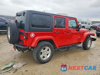 Trzecie zdjęcie samochodu z tyłu: 2014 JEEP WRANGLER UNLIMITED VIN:1C4BJWDG8EL165512 - miniatura