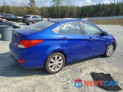 Trzecie zdjęcie samochodu z tyłu: 2013 HYUNDAI ACCENT GLS VIN:KMHCU4AEXDU461770 - miniatura
