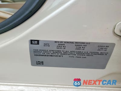 Zdjęcie 12 z 12 samochodu: 2011 CADILLAC STS LUXURY VIN:1G6DW6ED7B0107471 - miniatura