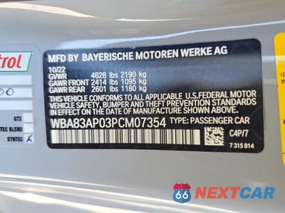 Zdjęcie 13 z 14 samochodu: 2023 BMW M440I VIN:WBA83AP03PCM07354 - miniatura