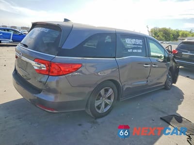 Trzecie zdjęcie samochodu z tyłu: 2018 HONDA ODYSSEY EXL VIN:5FNRL6H78JB046908 - miniatura