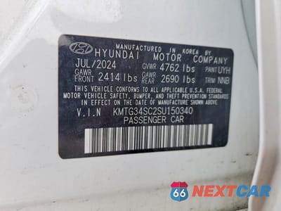 Zdjęcie 12 z 12 samochodu: 2025 GENESIS G70 2.5T STANDARD VIN:KMTG34SC2SU150340 - miniatura