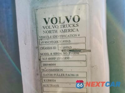 Zdjęcie 10 z 10 samochodu: 2019 VOLVO VNL SEMI TRUCK VIN:4V4NC9TG0KN195313 - miniatura