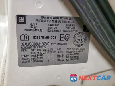 Zdjęcie 13 z 13 samochodu: 2010 BUICK ENCLAVE CXL VIN:5GALVCED8AJ166680 - miniatura