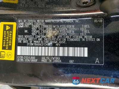 Zdjęcie 13 z 13 samochodu: 2010 LEXUS RX 350 BASE VIN:2T2BK1BAXAC013484 - miniatura