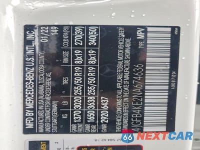 Zdjęcie 13 z 13 samochodu: 2022 MERCEDES-BENZ GLE 350 4MATIC VIN:4JGFB4KE2NA674636 - miniatura