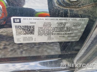 Zdjęcie 12 z 12 samochodu: 2019 CHEVROLET SILVERADO C1500 LT VIN:3GCPWCED3KG131545 - miniatura