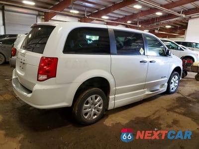 Trzecie zdjęcie samochodu z tyłu: 2019 DODGE GRAND CARAVAN SE BRAUN ENTERVAN VIN:2C7WDGBG7KR698989 - miniatura