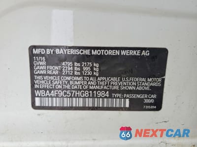 Zdjęcie 12 z 12 samochodu: 2017 BMW 430XI GRAN COUPE VIN:WBA4F9C57HG811984 - miniatura