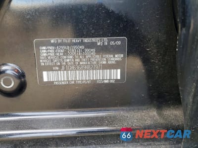 Zdjęcie 12 z 12 samochodu: 2009 SUBARU IMPREZA OUTBACK SPORT VIN:JF1GH63689H827971 - miniatura