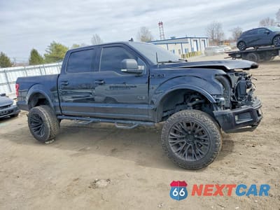 Czwarte zdjęcie samochodu z boku: 2019 FORD F150 SUPERCREW VIN:1FTEW1EP7KFC57723 - miniatura