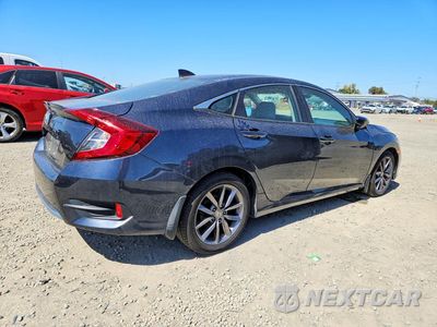 Trzecie zdjęcie samochodu z tyłu: 2021 HONDA CIVIC EX VIN:19XFC1F34LE221525 - miniatura