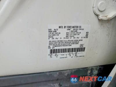 Zdjęcie 13 z 13 samochodu: 2022 FORD EXPLORER XLT VIN:1FMSK8DH7NGA67299 - miniatura