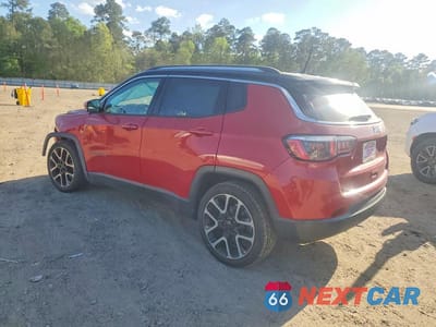 Drugie zdjęcie samochodu z przodu: 2018 JEEP COMPASS LIMITED VIN:3C4NJCCB0JT204447 - miniatura