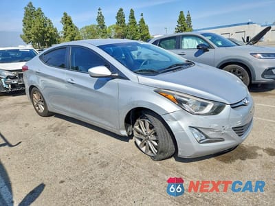 Czwarte zdjęcie samochodu z boku: 2014 HYUNDAI ELANTRA SE VIN:5NPDH4AE0EH496942 - miniatura