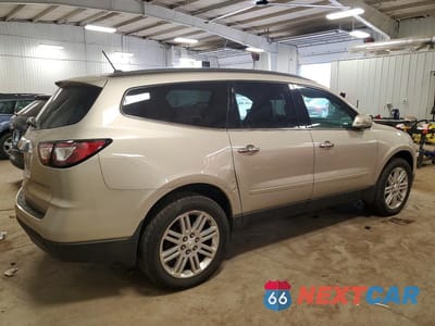 Trzecie zdjęcie samochodu z tyłu: 2014 CHEVROLET TRAVERSE LT VIN:1GNKRGKD3EJ127633 - miniatura