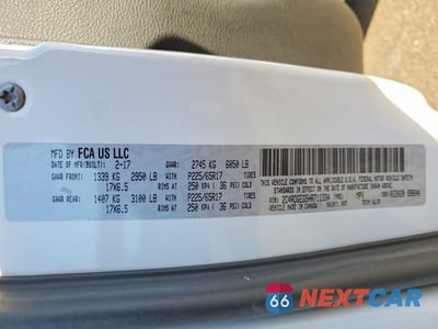 Zdjęcie 13 z 13 samochodu: 2017 DODGE GRAND CARAVAN GT VIN:2C4RDGEG5HR711334 - miniatura
