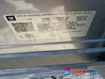 Zdjęcie 14 z 14 samochodu: 2020 GMC TERRAIN SLE VIN:3GKALMEV1LL277730 - miniatura