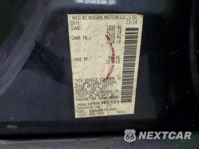 Zdjęcie 12 z 12 samochodu: 2014 NISSAN ALTIMA 2.5 S VIN:1N4AL3AP8EN366488 - miniatura