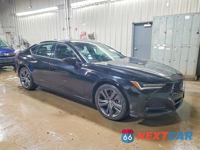 Czwarte zdjęcie samochodu z boku: 2022 ACURA TLX TECH A VIN:19UUB6F52NA003597 - miniatura