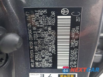 Zdjęcie 12 z 12 samochodu: 2017 TOYOTA PRIUS PRIME ADVANCED VIN:JTDKARFP9H3059251 - miniatura