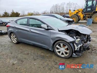 Czwarte zdjęcie samochodu z boku: 2011 HYUNDAI ELANTRA LIMITED VIN:5NPDH4AE6BH055702 - miniatura