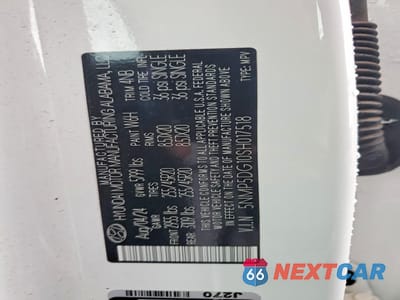 Zdjęcie 13 z 13 samochodu: 2025 HYUNDAI SANTA FE HYBRID CALLIGRAPHY VIN:5NMP5DG10SH017518 - miniatura