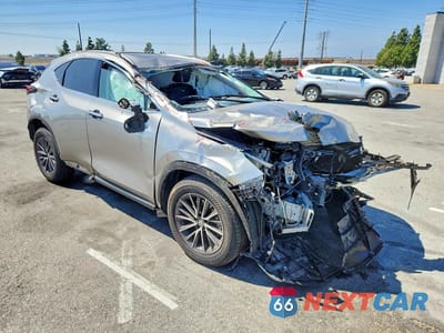 Czwarte zdjęcie samochodu z boku: 2022 LEXUS NX 350 BASE VIN:2T2AGCEZ7NC006234 - miniatura