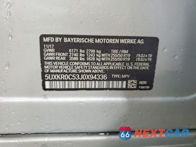 Zdjęcie 12 z 12 samochodu: 2018 BMW X5 XDRIVE35I VIN:5UXKR0C53J0X94336 - miniatura
