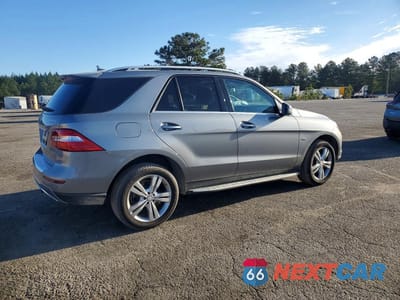 Trzecie zdjęcie samochodu z tyłu: 2012 MERCEDES-BENZ ML 350 BLUETEC VIN:4JGDA2EB9CA048398 - miniatura
