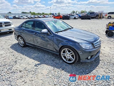 Czwarte zdjęcie samochodu z boku: 2008 MERCEDES-BENZ C 350 VIN:WDDGF56X98F036590 - miniatura