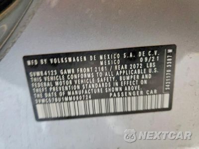 Zdjęcie 12 z 13 samochodu: 2021 VOLKSWAGEN JETTA S VIN:3VWC57BU1MM080724 - miniatura