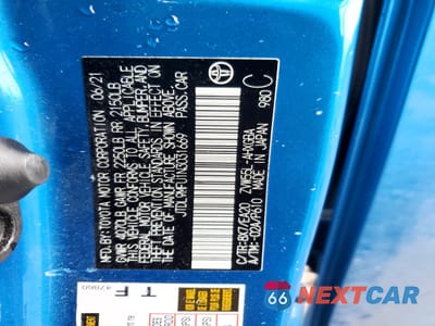 Zdjęcie 12 z 13 samochodu: 2022 TOYOTA PRIUS XLE AWD-E VIN:JTDL9MFU1N3031669 - miniatura