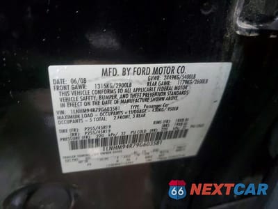 Zdjęcie 12 z 12 samochodu: 2009 LINCOLN MKS VIN:1LNHM94R79G603581 - miniatura