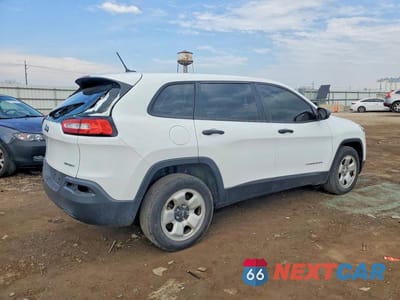 Trzecie zdjęcie samochodu z tyłu: 2014 JEEP CHEROKEE SPORT VIN:1C4PJLAB6EW123545 - miniatura