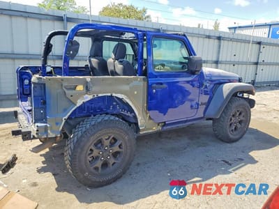 Trzecie zdjęcie samochodu z tyłu: 2020 JEEP WRANGLER SPORT VIN:1C4GJXAN5LW325081 - miniatura