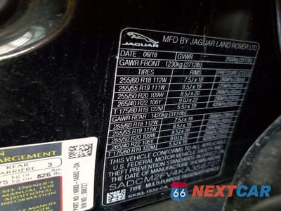Zdjęcie 13 z 13 samochodu: 2019 JAGUAR F-PACE S V6 VIN:SADCM2FV4KA356727 - miniatura