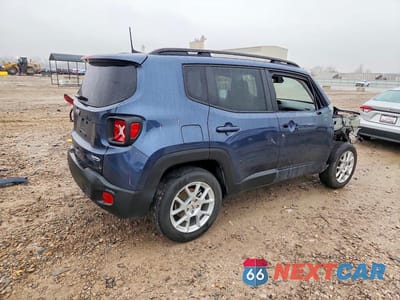 Trzecie zdjęcie samochodu z tyłu: 2022 JEEP RENEGADE LATITUDE VIN:ZACNJDB11NPN62777 - miniatura