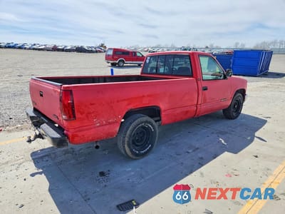 Trzecie zdjęcie samochodu z tyłu: 1993 GMC SIERRA C1500 VIN:1GTDC14Z1PZ528529 - miniatura