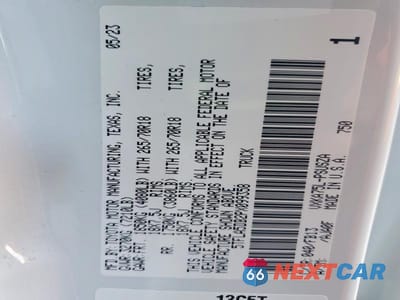 Zdjęcie 12 z 12 samochodu: 2023 TOYOTA TUNDRA SR5 VIN:5TFLA5DB2PX099358 - miniatura