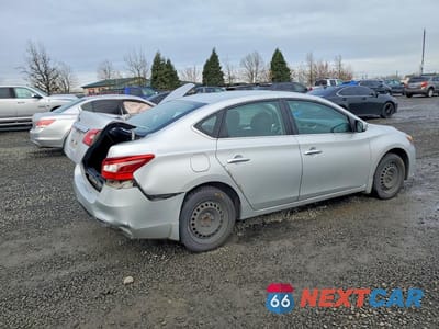 Trzecie zdjęcie samochodu z tyłu: 2016 NISSAN SENTRA S VIN:3N1AB7AP9GY324781 - miniatura