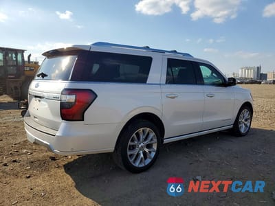 Trzecie zdjęcie samochodu z tyłu: 2018 FORD EXPEDITION MAX PLATINUM VIN:1FMJK1MT2JEA17164 - miniatura