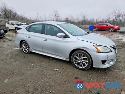 Czwarte zdjęcie samochodu z boku: 2013 NISS SENTRA S VIN:3N1AB7AP0DL743210 - miniatura