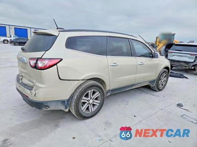 Trzecie zdjęcie samochodu z tyłu: 2016 CHEVROLET TRAVERSE LT VIN:1GNKRHKD3GJ321541 - miniatura