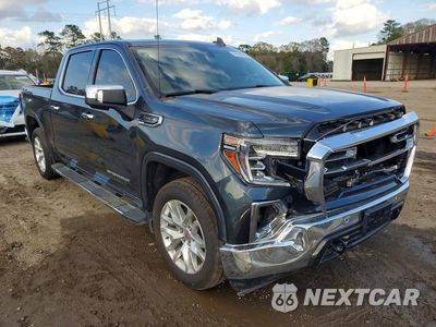 Czwarte zdjęcie samochodu z boku: 2019 GMC SIERRA K1500 SLT VIN:3GTU9DED3KG308272 - miniatura