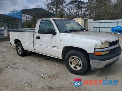 Czwarte zdjęcie samochodu z boku: 2002 CHEVROLET SILVERADO C1500 VIN:1GCEC14VX2Z262678 - miniatura