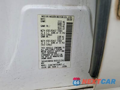Zdjęcie 13 z 13 samochodu: 2010 NISSAN PATHFINDER VIN:5N1AR1NN4AC605526 - miniatura