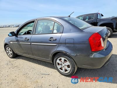 Drugie zdjęcie samochodu z przodu: 2007 HYUNDAI ACCENT GLS VIN:KMHCN46C87U078290 - miniatura